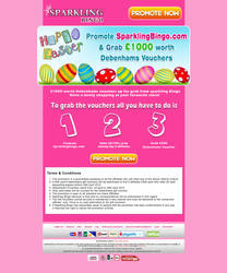 Sparkling Bingo Landing page