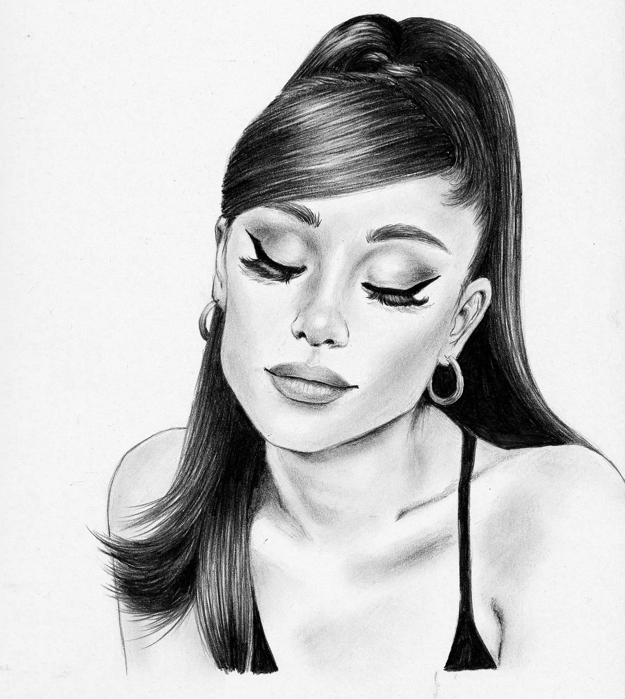 Ariana Grande Drawing Easy Ariana Grande Drawing Easy