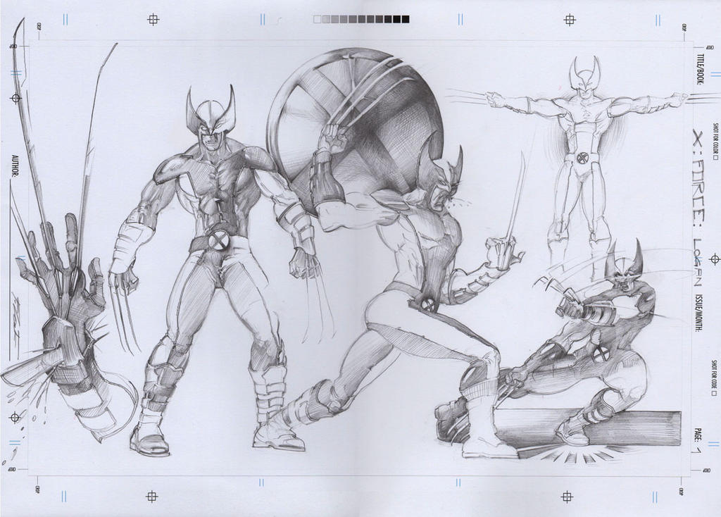 Wolverine character by Francesco-Conte1974 on DeviantArt