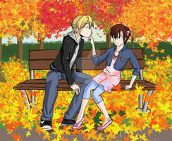 Tamaki and Haruhi