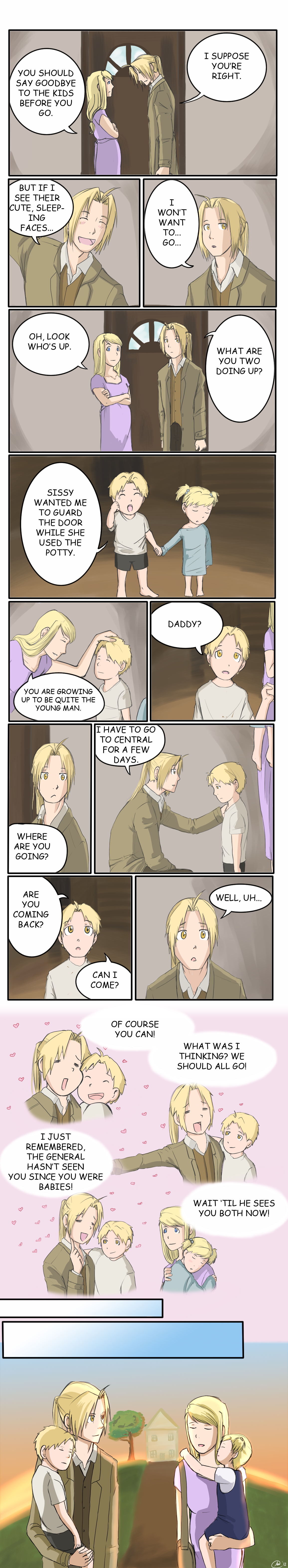 FullMetal Alchemist Omake: Family Vacation