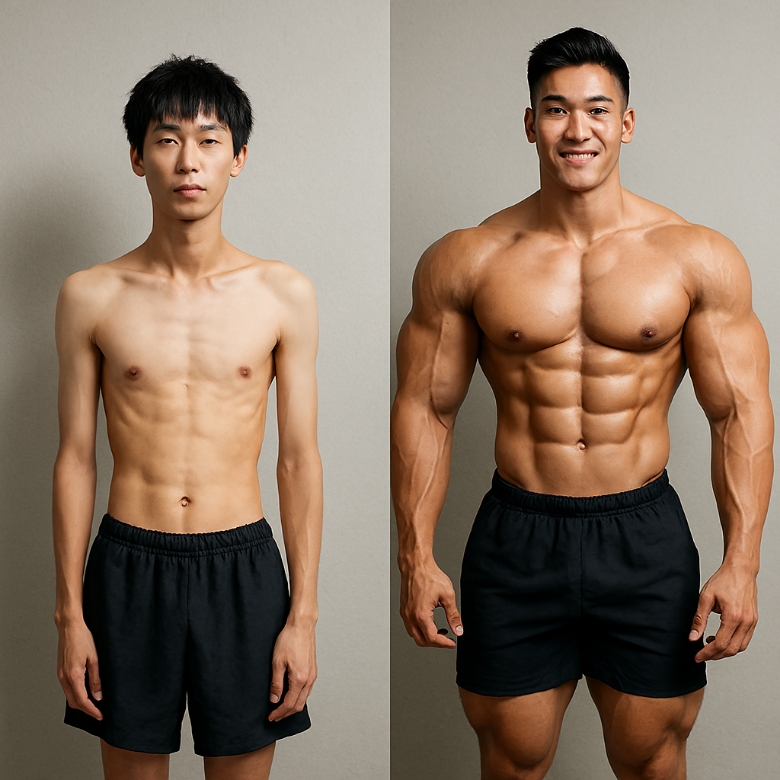 Bodybuilder Growing Bodybuilder before-and-after growth by coolbean20000 on DeviantArt
