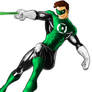 Green Lantern, painting.