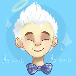 Aziraphale (one happy Angel)