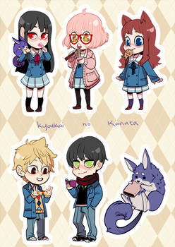 Kyoukai no Kanata Stickers