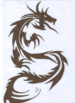 Tribal Dragon Tattoo 2