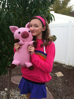 Mabel Pines and her Pig, Waddles