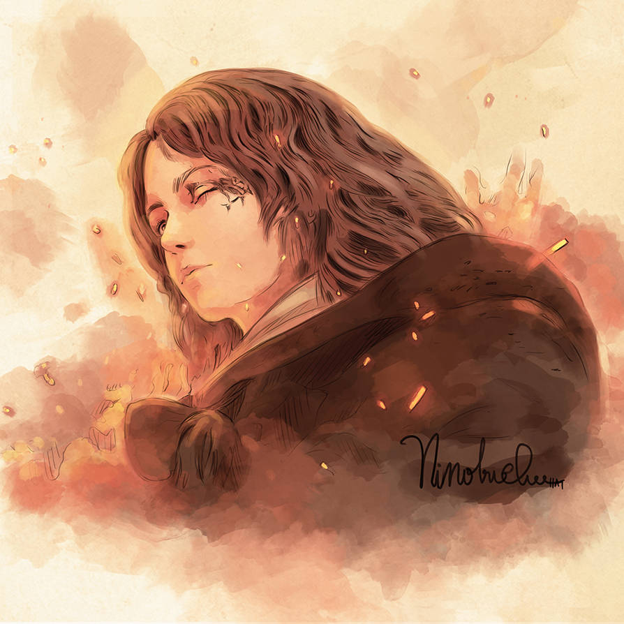 Amazing fan art of Ranni and Melina from Elden Ring