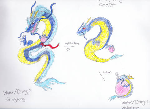 Fakemon: Qinglong, Qingryu, Wakairyu