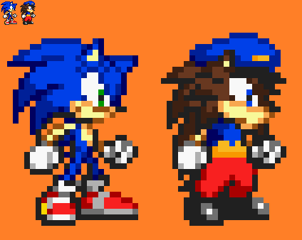 sonic advance - sonic spritesheet by rafapixelcreator on DeviantArt