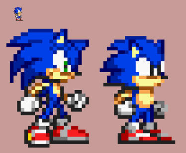 Sonic the Hedgehog 2(2022)-Sonic Sprites by TheRealYorkieYT on