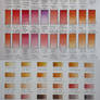 COLORMIXING CHART Winsor+Newton Aquarellcolors