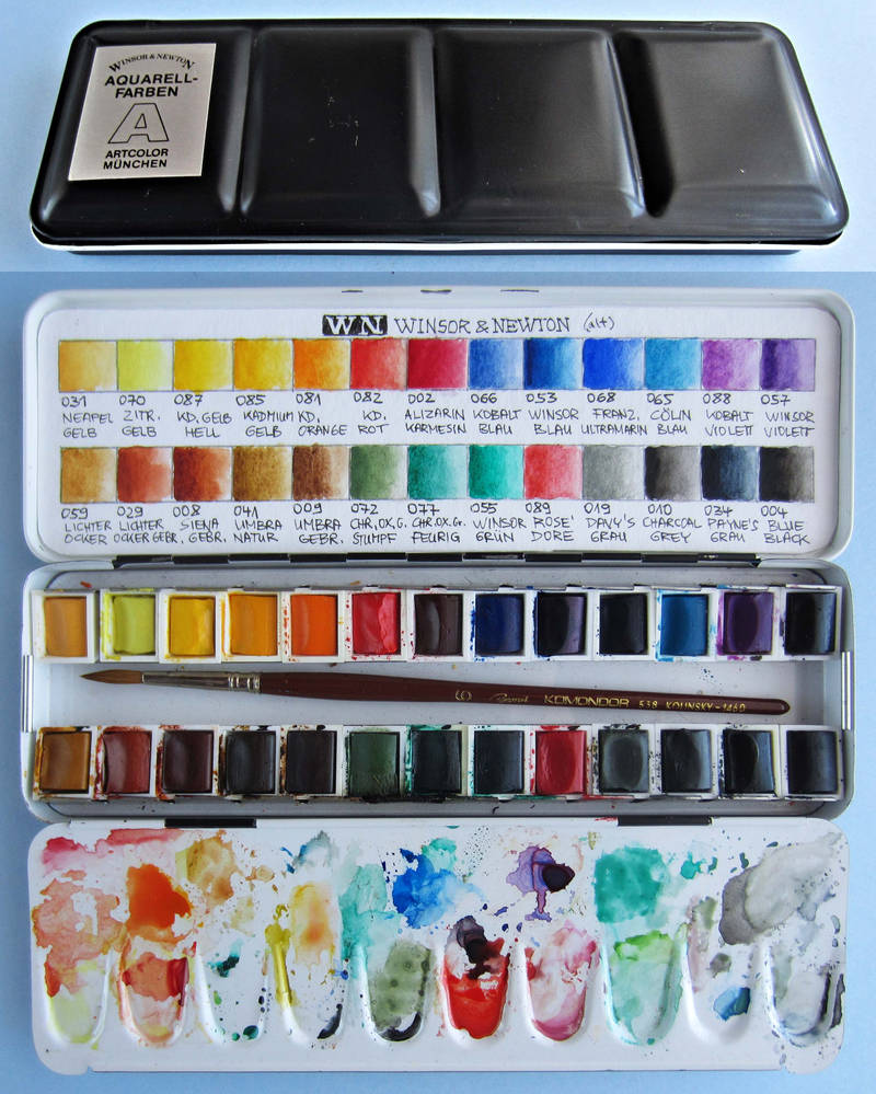 Aquarelle Professionnal Water Colour (anciennement Artist Water Colour ) de  Winsor & Newton