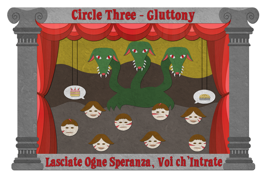 Dante's Inferno 3 Gluttony by SulphurFeast on DeviantArt