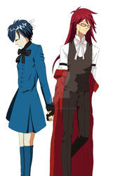 Ciel and Grell