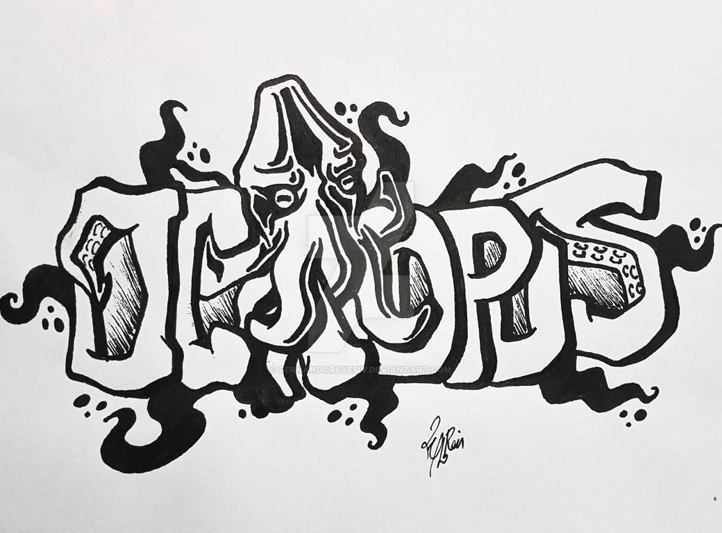 Octopus Lettering by FernandoReyesIV on DeviantArt