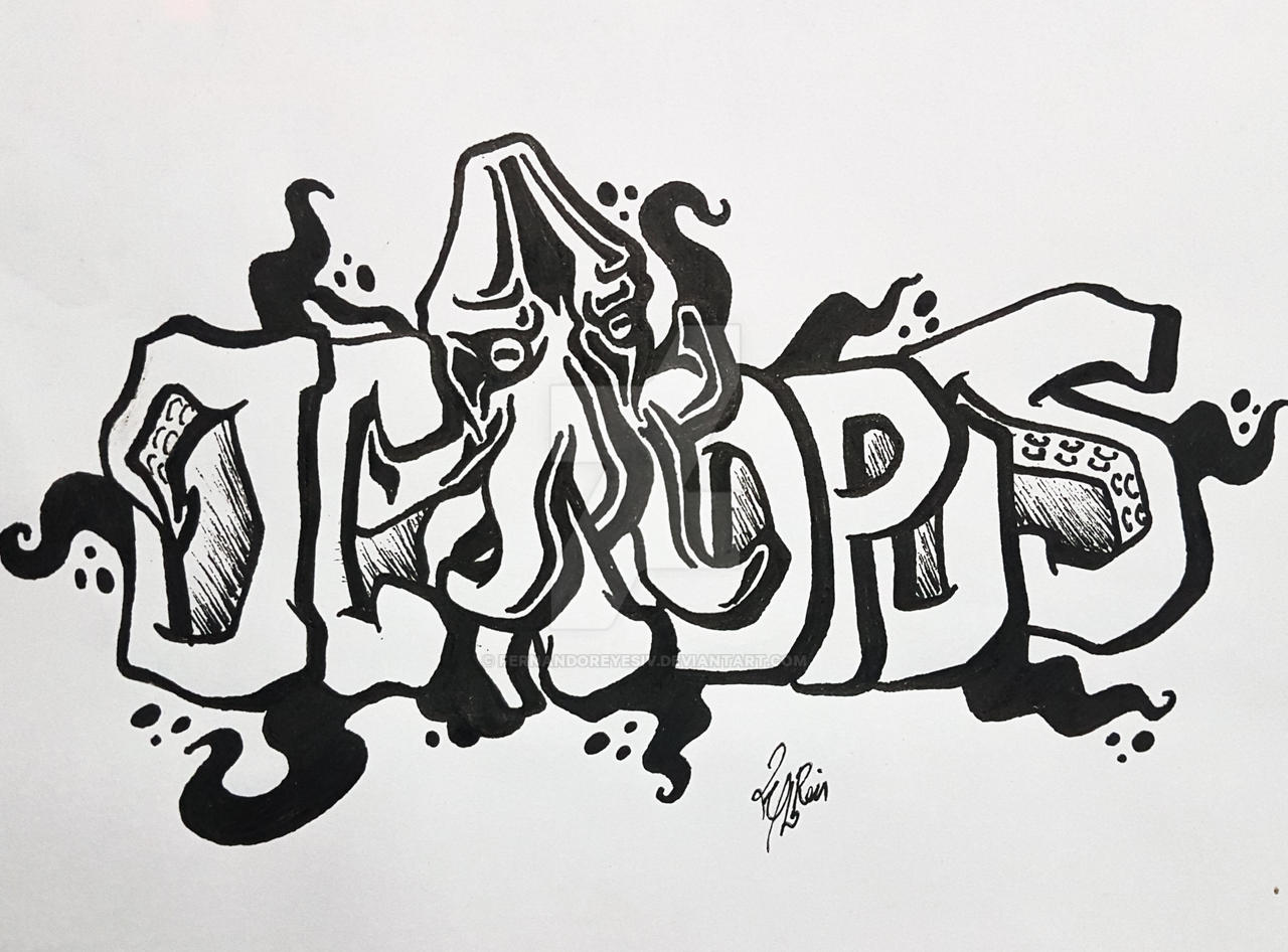 Octopus Lettering by FernandoReyesIV on DeviantArt