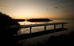 Dawn at Lake Balaton by PetydeNecro