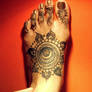 henna feet 4