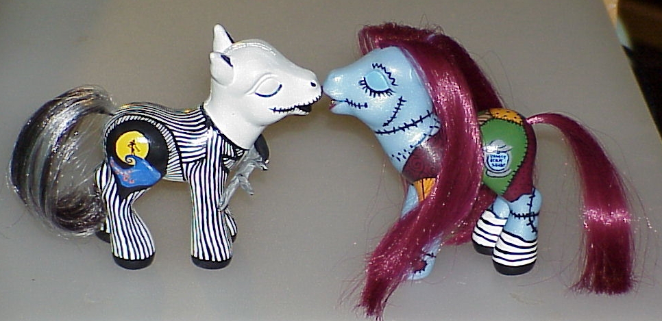 Jack and Sally Kissing