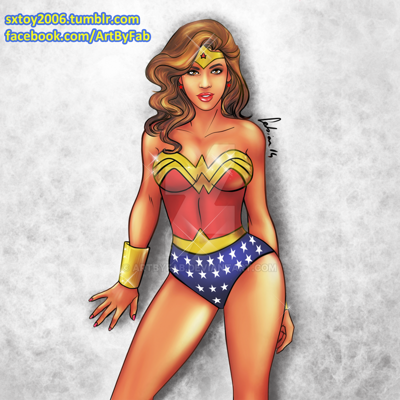 Beyonce as WONDER WOMAN