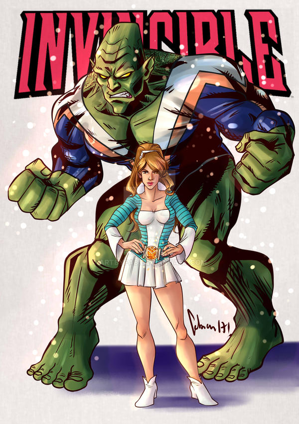 Invincible Rudy Amanda INVINCIBLE Amanda MonsterGirl fanart by ArtByFab on DeviantArt