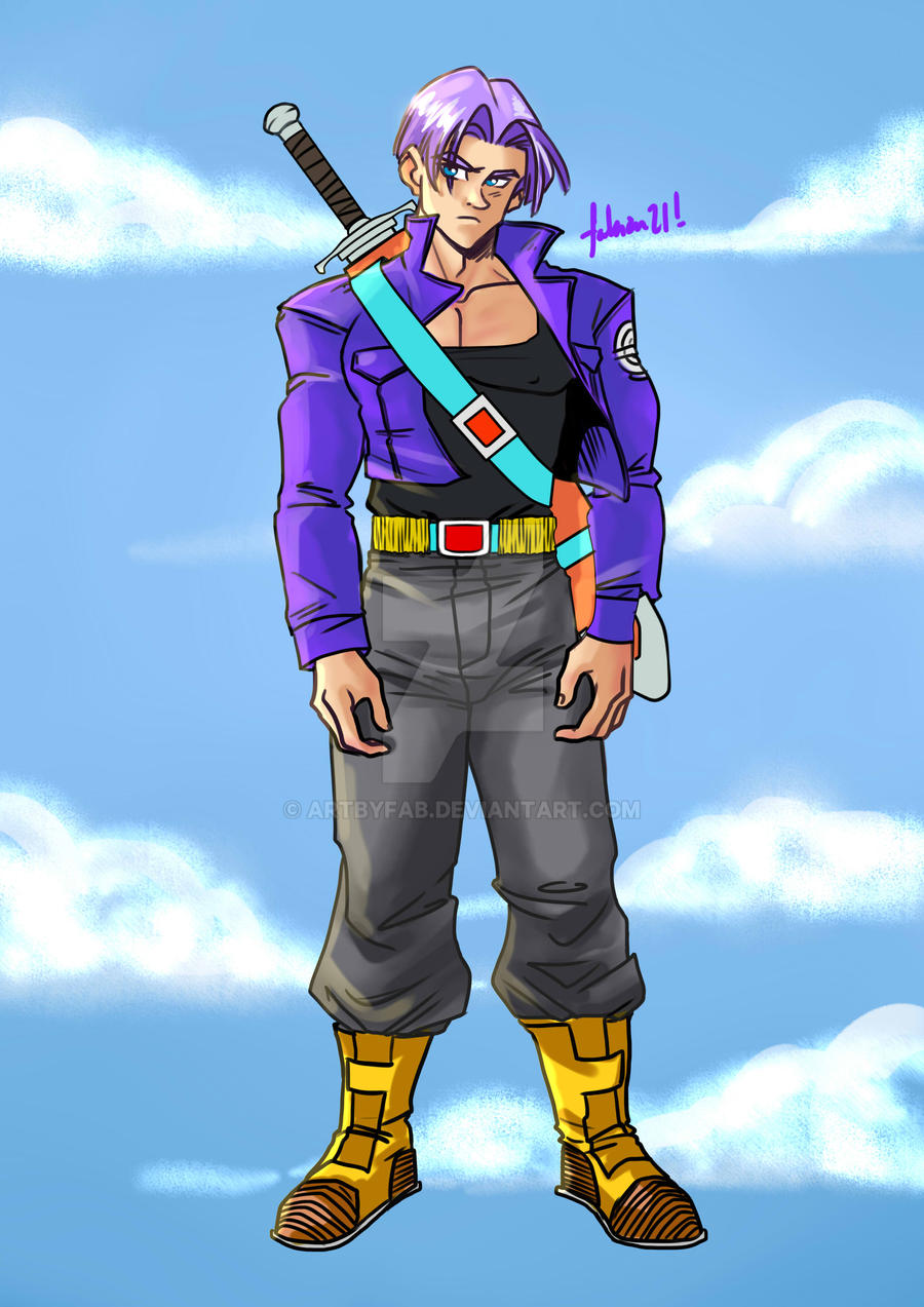 Trunks DRAGON BALL by ArtByFab on DeviantArt
