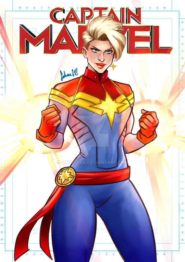 Ms Marvel by ArtByFab on DeviantArt