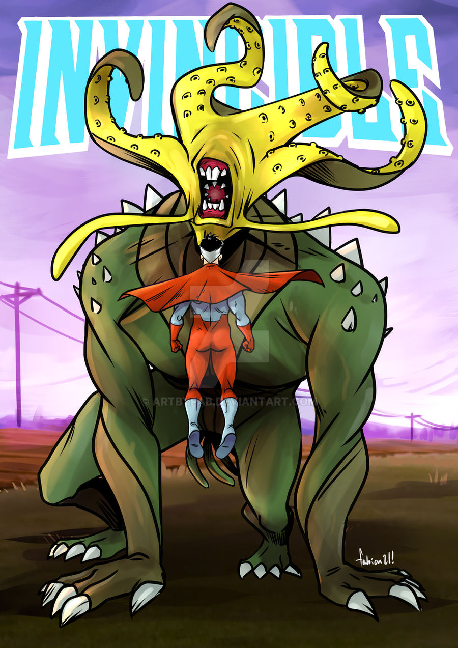 Invincible Monster References Invincible S01E07 by ArtByFab on DeviantArt