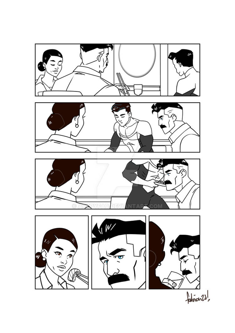 Invincible , Familly Meal by ArtByFab on DeviantArt