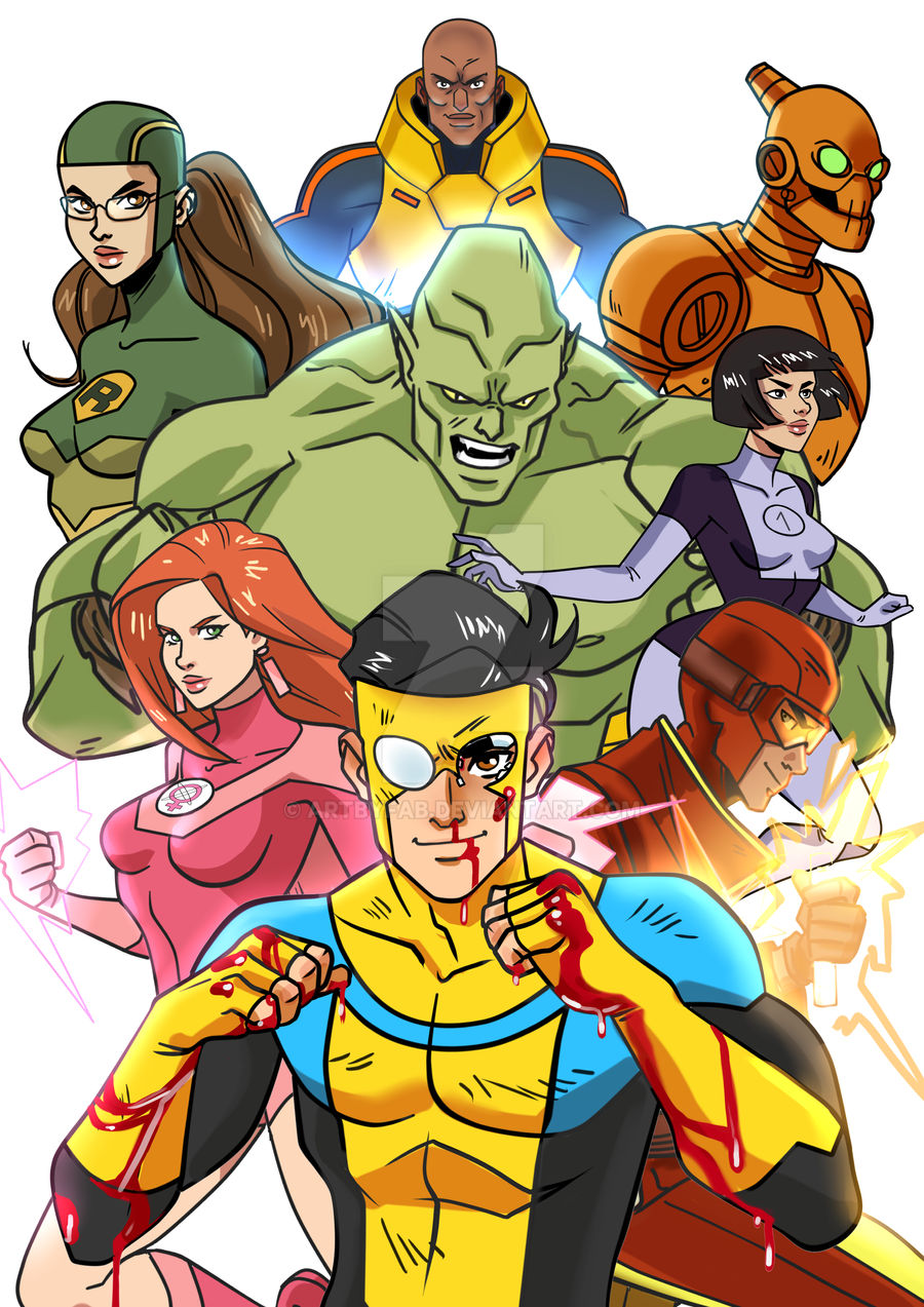 Invincible Guardians Of The Globe Variant Full By ArtByFab On DeviantArt invincible-guardians-of-the-globe-variant-full-by-artbyfab-on-deviantart