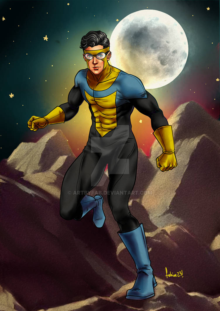 Invincible Vintage MASK ON by ArtByFab on DeviantArt