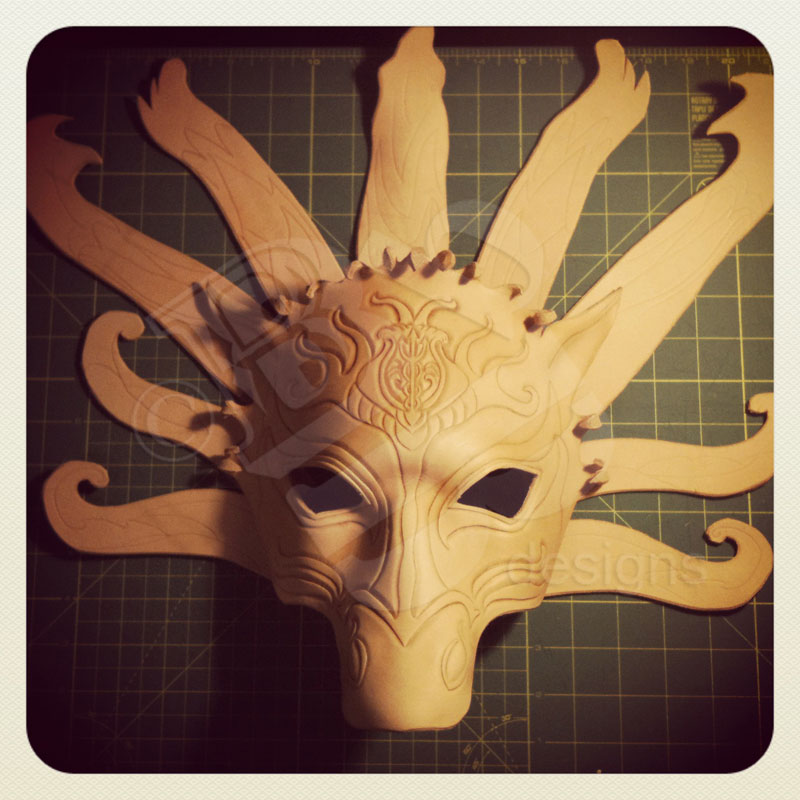 Poseidon Horse Mask WIP