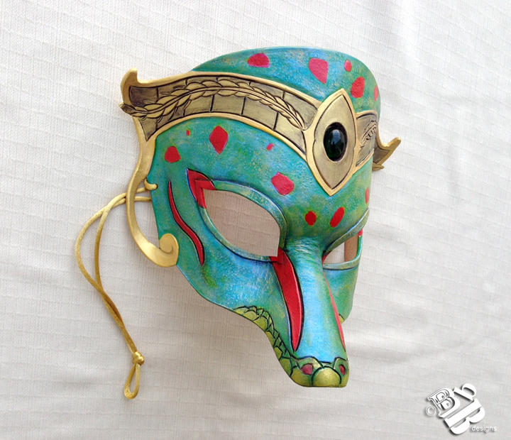 Greek Goddess Demeter Leather Gecko Mask by b3designsllc on DeviantArt