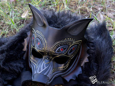 Dragon Age Inspired Dread Wolf Leather Mask