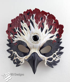 Game of Thrones Three-Eyed Raven Leather Mask #3