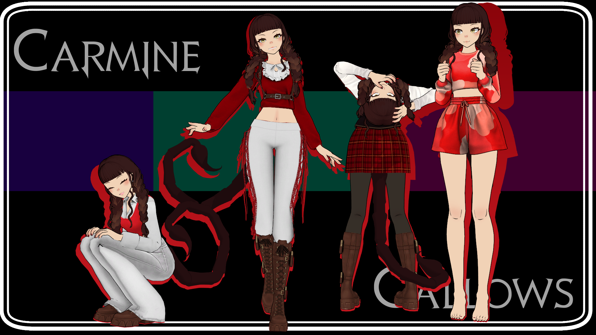Md Rwby Base {MMD RWBY Fan OC} Team CRSE - Carmine by Caterine-3263 on DeviantArt