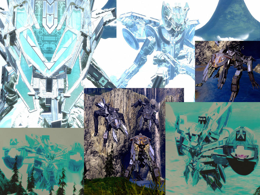 Forerunner Character ForerunnerCollage by AeRo04 on DeviantArt