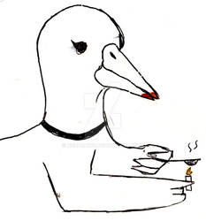 Duck smoking quack