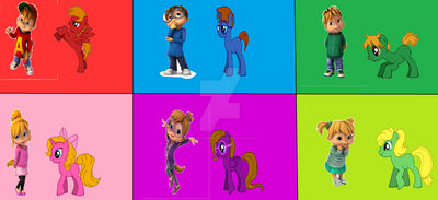 Alvinnn and the chipmunks pony version