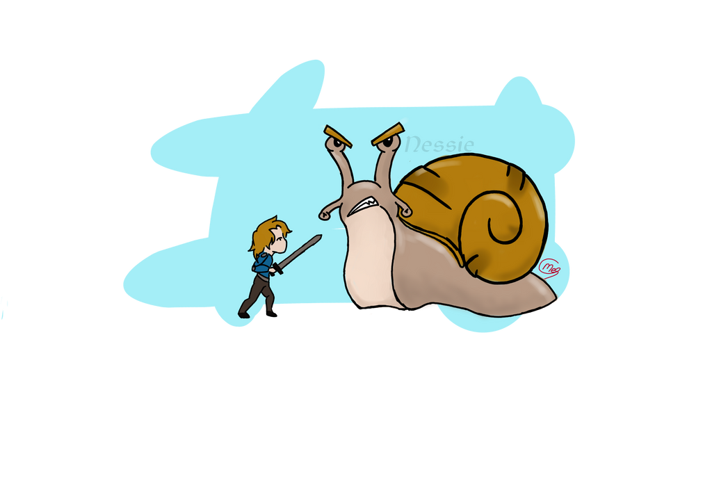 Extremely Rude Snail Angry Snail by ToyScoutNessie on DeviantArt