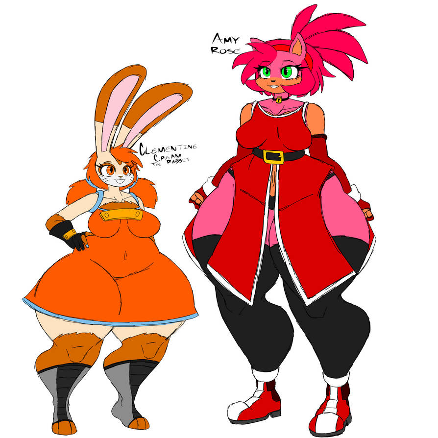 Deviantart Amy The Rabbit Amy Rose + Clementine (Cream) The Rabbit by CherrySodaPotion on DeviantArt