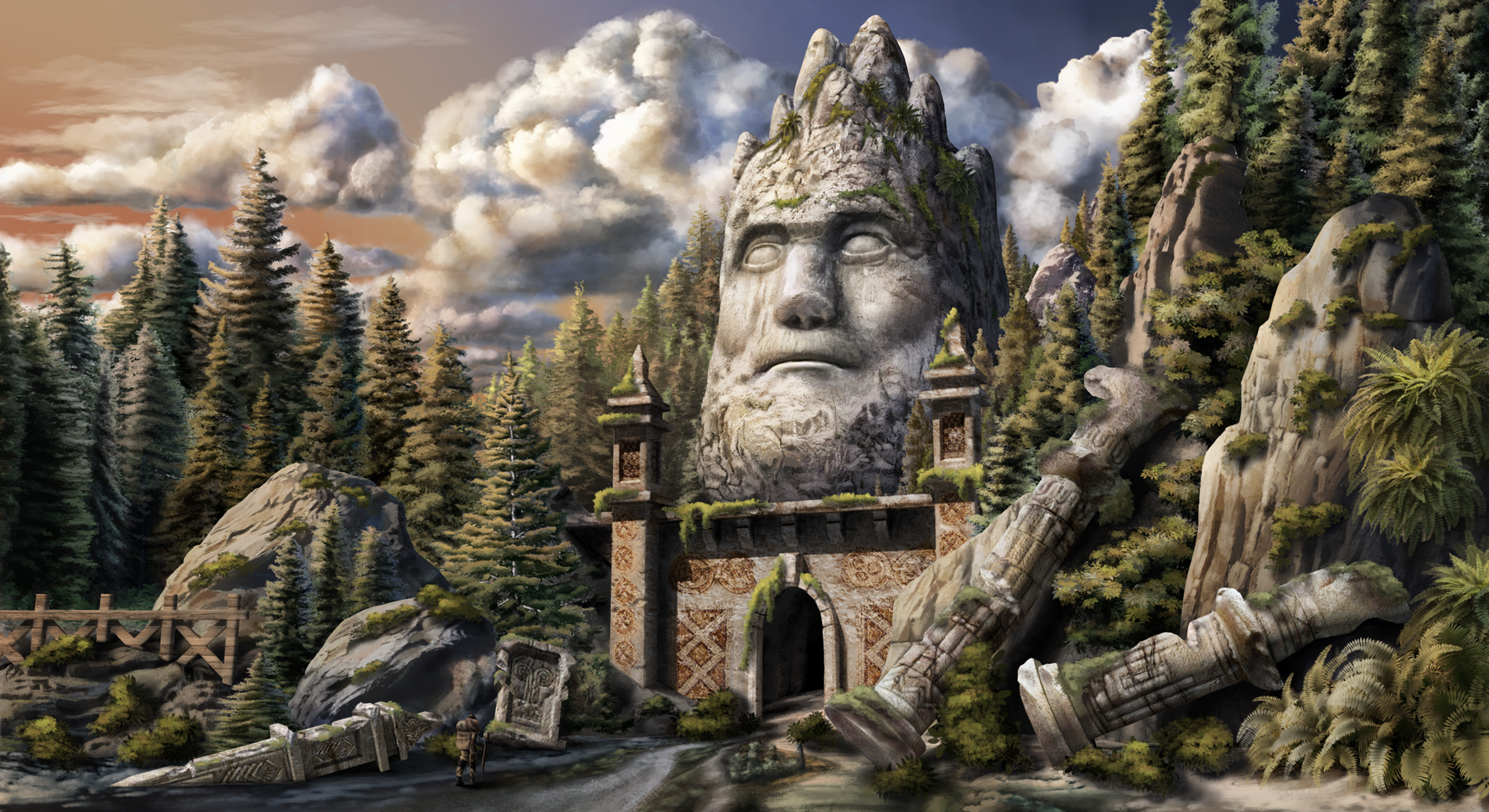 Lost Temple Ruins