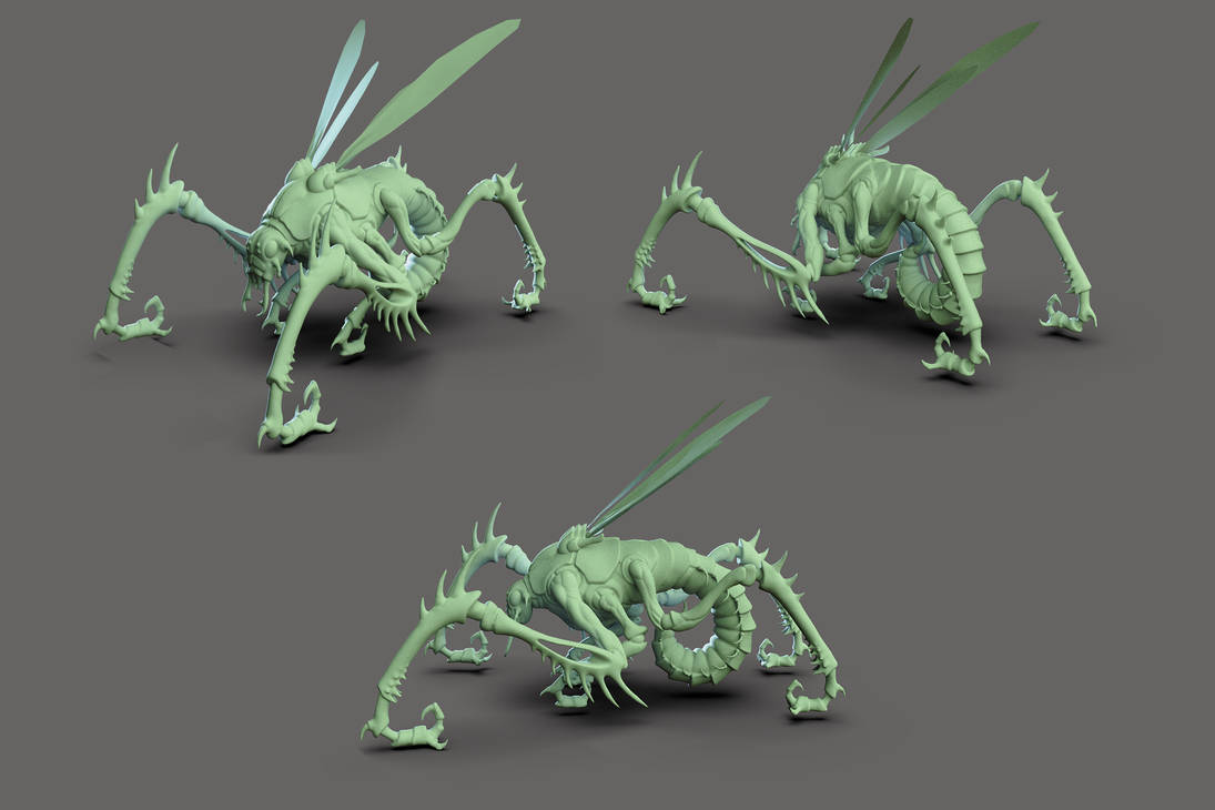 Alien Predator 3D Model by AlienOffspring on DeviantArt