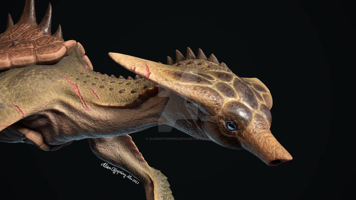 Turtle Creature Final 1 by AlienOffspring on DeviantArt