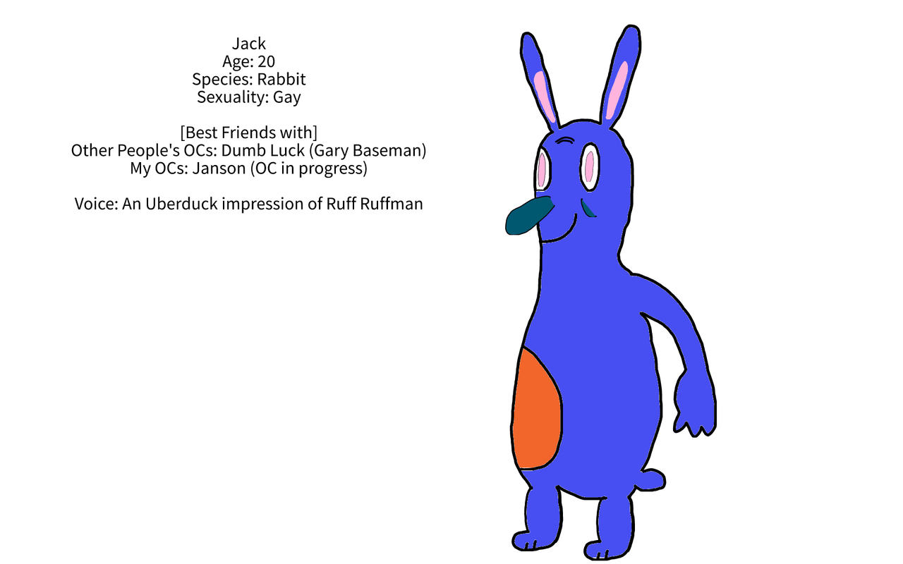 New Bunny OC I made by KeeganGremlin on DeviantArt