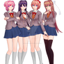 {MMDXDDLCXYANSIM} DDLC YanSim Models (NO DL~)