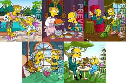 Mr.Burns,Smithers and Maggie