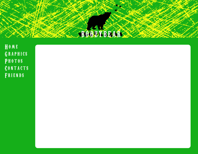 Boozybear green theme - site