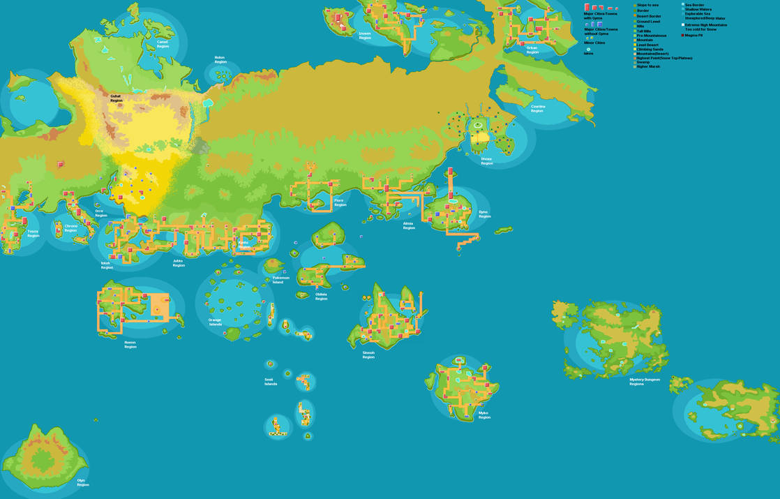 Где находится покемон. Карта всех регионов покемонов. Мир покемонов карта. Регионы покемон.